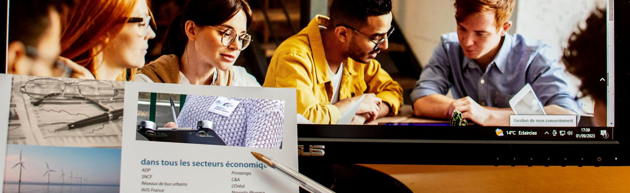 Exemple de travail d'un institut d'études marketing